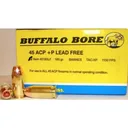 BUFFALO BORE 45 ACP 185Gr Barnes TAC-XP 1150FPS 20rd - Buffalo Bore Ammunition
