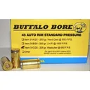 BUFFALO BORE 45 ACP 225Gr Wadcutter (950FPS/ME 451 ft lbs) 20rd - Buffalo Bore