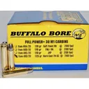 BUFFALO BORE 30 Carbine 125Gr Hard Cast GC FN 2000FPS 20rd - Buffalo Bore