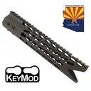 GUNTEC 10" Ultra Slimline Octo 5 Sided Keymod - Guntec Usa