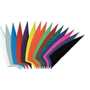 BOHNING X-VANES SATIN BLUE 1.5" 100PK - Bohning