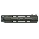 LANCER LCH5 Mid-Length 8" Free Float AR15 Handguard 2" Top Rail | Black Carbon Fiber - Lancer Systems