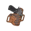 VERSACARRY Compound OWB Size 02 Brown Leather Belt Slide - Versacarry