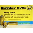 BUFFALO BORE 10mm 180Gr JHP (1350FPS/ME 728 ft lbs) 20rd - Buffalo Bore Ammunition