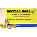 BUFFALO BORE 40 S&W 200Gr Hard Cast FN (1000FPS/ME 444 ft) 20rd - Buffalo Bore Ammunition