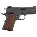 EAA Girsan MC1911SC Officer 45 ACP 3.4" 6rd Pistol - Black / Wood Grips - European American Armory