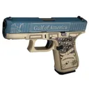 GLOCK G19 9mm 4.02" 15rd - Distressed Blue Steel Trump Polymer Frame - Glock
