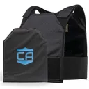 CALIBER ARMOR CALIBERX IIIA GRAY MAN CON. PKG. 10"X12" BLK - Caliber Armor