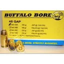 BUFFALO BORE 45 GAP 185Gr JHP (1100FPS/ME 497 ft lbs) 20rd - Buffalo Bore
