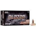 CCI 9mm Luger 124Gr Blazer Brass JHP 50rd - CCI