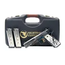 NIGHTHAWK CUSTOM VIP Agent 2 Gov. 9mm 5" 10rd - Case Hardened w/ Mammoth Tusk Ivory Grips - Nighthawk Custom