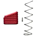 BACKUP TACTICAL Mag Extension for Glock 17/22 Red - Backup Tactical