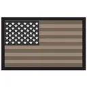 SME Us Flag FDE Patch w/ Adhesive - Sme