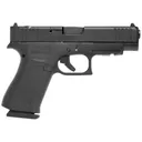 GLOCK G48 Compact MOS 9mm 4.17" 10rd Optic Ready Pistol - Serrated Black nDLC Steel - Glock