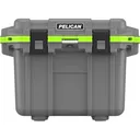 PELICAN 30QT Elite Cooler (Dark Gray/Green) - Pelican