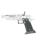 BUL ARMORY SAS 2 Spitfire Optic Ready 9mm 5.1" 28rd - Silver w/ RMR Adapter Plate - Bul Armory