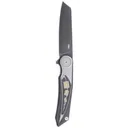 CRKT Fortuitous Liner Lock Folding EDC Pocket Knife - Black w/ Titanium Handle - Crkt