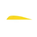 GATEWAY FEATHERS 3" Diecuts Feather Yellow Right Wing 50pk - Gateway Feathers