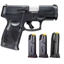 TAURUS G3C T.O.R.O. 9mm 3.26" 10rd (x3) & 12rd (x1) - Black - Taurus
