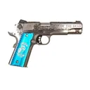 COLT Competition Dia De Los Muertos 38 Super 5" 9rd - Engraved Stainless - Colt