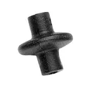 PINE RIDGE ARCHERY Kisser Button - Black / SLIDE ON (1/pkg.) - Pine Ridge Archery