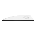 Q2I Fusion X-II 3" Vanes White 36pk - Q2I Archery