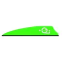 Q2I Fusion X-II 3" Neon Green Vanes 36pk - Q2I Archery