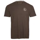LEUPOLD Antler Stamp Tee Brown Heather - Leupold