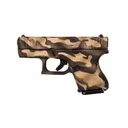GLOCK G26 G5 HGA 9mm 3.5" 10rd Pistol w/ Front Serrations - Sand Storm Cerakote - Glock