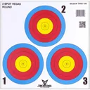 30-06 OUTDOORS Paper Targets 3 Spot Vegas 100pk Assorted - .30-06 Outdoors