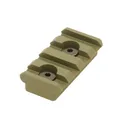 LEUPOLD UTG Pro 4-Slot Keymod Picatinny Rail - OD Green - Leapers