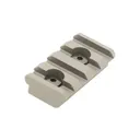 LEUPOLD UTG Pro 4-Slot Keymod Picatinny Rail Section Gun Metal Cerakote - Leapers UTG