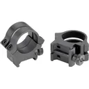 WEAVER 1" Ring Quad Lock Medium Blk - Weaver