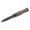 BENCHMADE Claymore OTF Auto Knife 3.89" CPM-D2 Double Edge Dagger Blade | Ranger Green Grivory - Benchmade