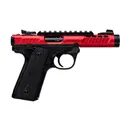 RUGER MKIV 22/45 22lr 4.40" 10rd - Red & Black - Ruger