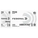 FEDERAL AMMO 223 Rem 55Gr FMJ 200rd 200rd - Federal Ammo