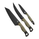 BENCHMADE 3pc Travel Set OD Green/Black G-10 - Benchmade