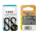 NITE IZE S-BINER # 1 2PK BLACK - Nite Ize