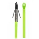 MUZZY Classic Chartreuse Fish Arrow w/Carp Point - Muzzy