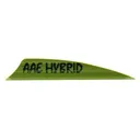 ARIZONA ARCHERY Hybrid 1.85 Vanes OD Green 1.85" 100pk - Arizona Archery Enterprises