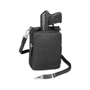GUN TOTE'N MAMAS Large Essentials X-Body Pouch Black - Gun Tote'n Mamas