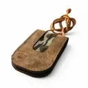 ROLLING THUNDER Leather Mouth Call Wallet MOGreenleaf Inlay Turkey - Rolling Thunder