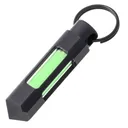 GLOW RHINO Steel Glow Fob - Green Tritium - Glow Rhino