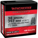 WINCHESTER AMMO 38 Spl / 357 Mag +P JHP 110Gr 100rd - Winchester