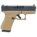 GLOCK G43X MOS 9mm 3.4" 10rd - FDE and Black - Glock