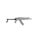 ZASTAVA ZPAP 92 Underfolding Kit Black Mil-Spec - Zastava Arms