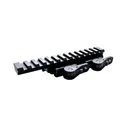 AMERICAN DEFENSE AD-1700 Quick Detach Riser Mount Fits Pict Black - American Defense Manufacturing