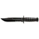 KA-BAR Fighting/Utility Knife-Black-Serr Edge - Ka-Bar