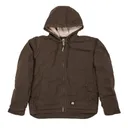 BERNE WORKWEAR Dorset Hooded Work Coat Mens Bark Plus - Berne Workwear