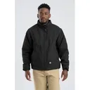 BERNE WORKWEAR Flagstone Flannel Lined Duck Jacket Blk Plus Size - Berne Workwear